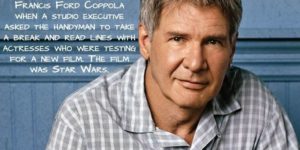 Harrison Ford is a lucky jerk.