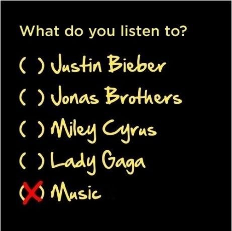 What do you listen to?