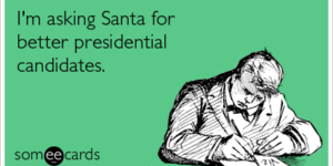 I’m asking Santa for…