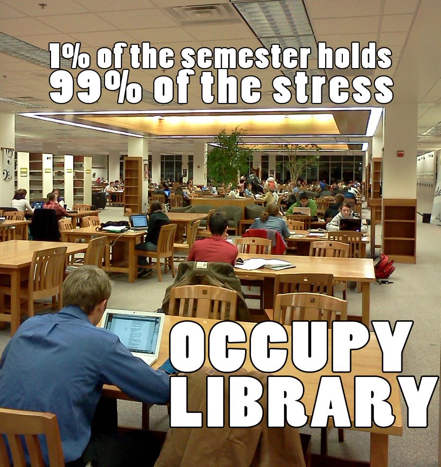 Occupy library.