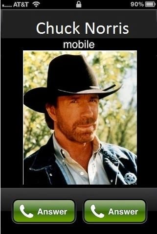 You do not decline Chuck Norris.