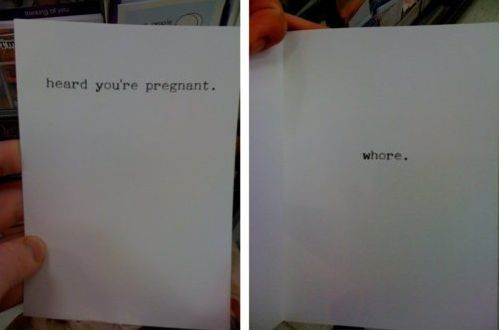 Heard you're pregnant...
