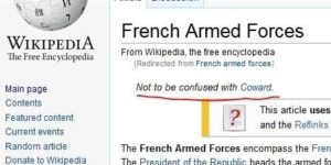 Oh Wikipedia, how you kid…