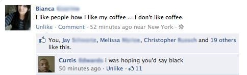 I like people how I like my coffee...