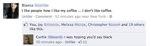 I like people how I like my coffee...