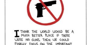 A world without guns.