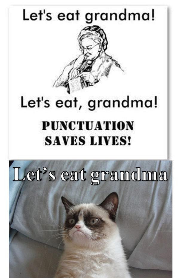 Let's eat grandma...