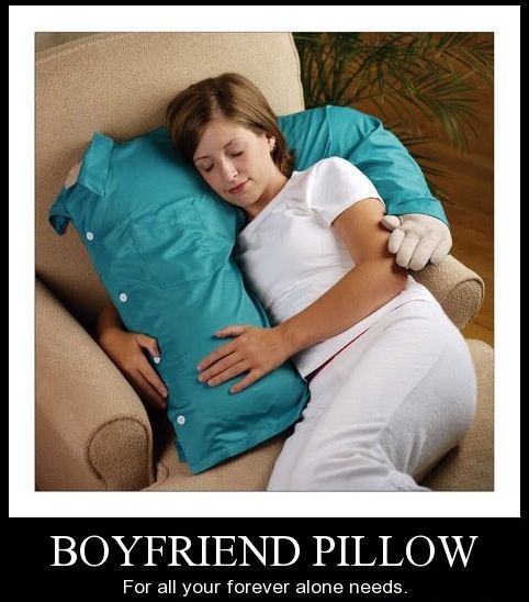 Boyfriend pillow.