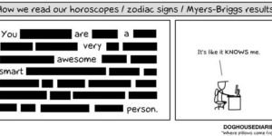 How we read our horoscopes…