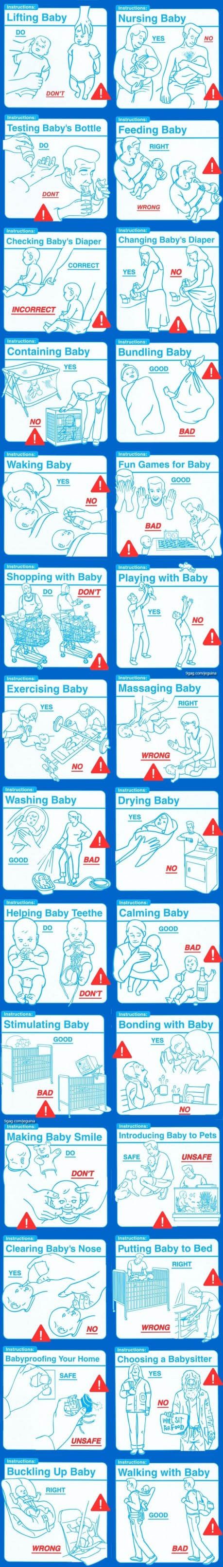 How to care for your new baby.