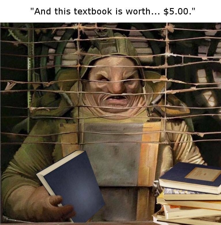 College textbook sell-back