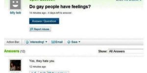 Do gay people have feelings?