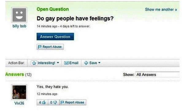 Do gay people have feelings?