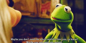 The wisdom of Kermit.