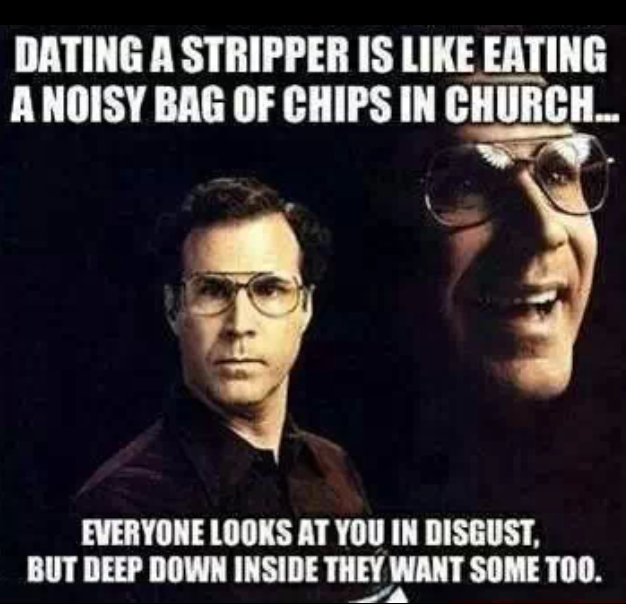Dating a stripper.
