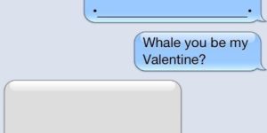 Whale you be my Valentine?