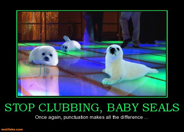 Punctuation.