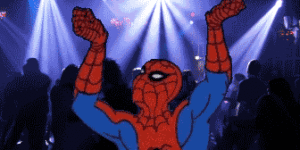 When Spiderman goes clubbing…