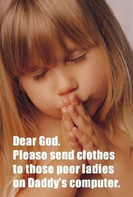 Dear God...