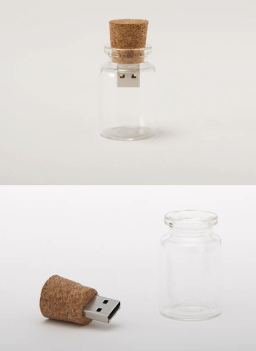 Message in a bottle.