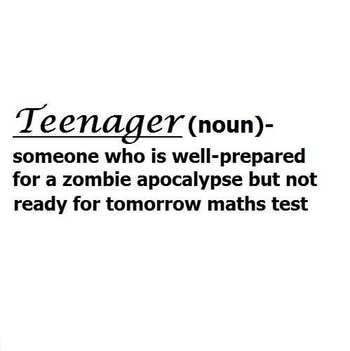 Teenager (noun).