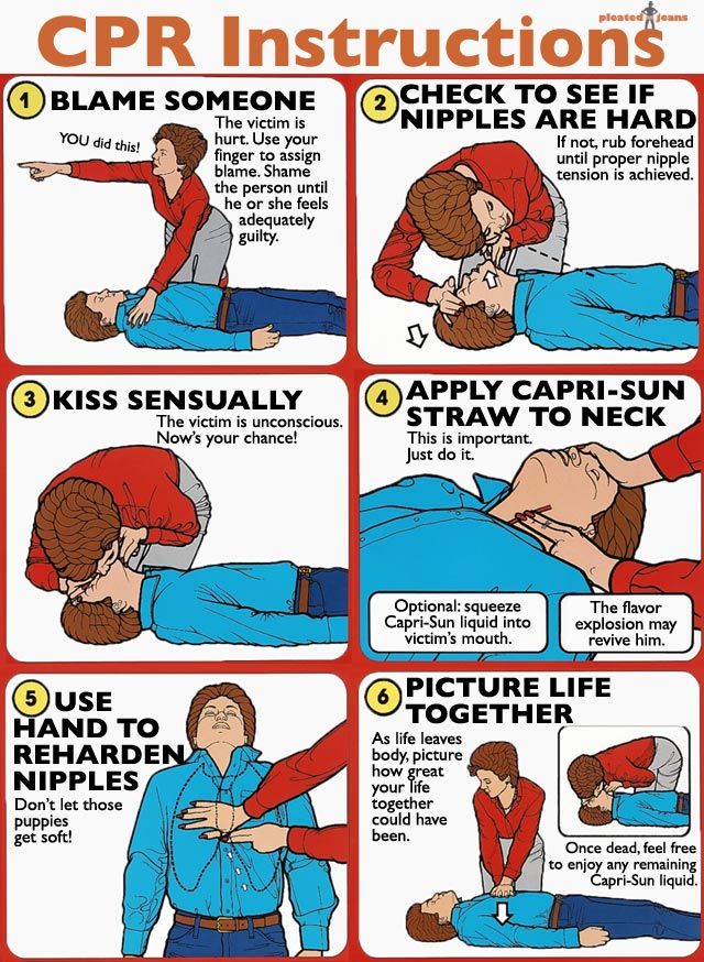 CPR Instructions.
