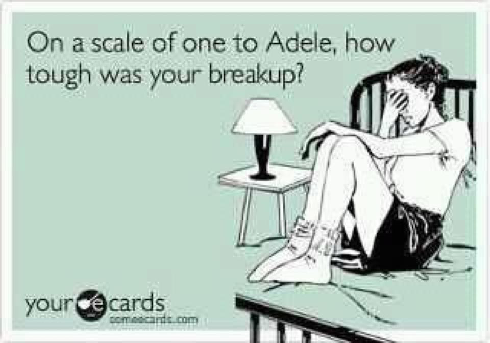 On a scale of one to Adele...