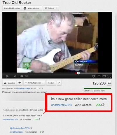 Near death metal.