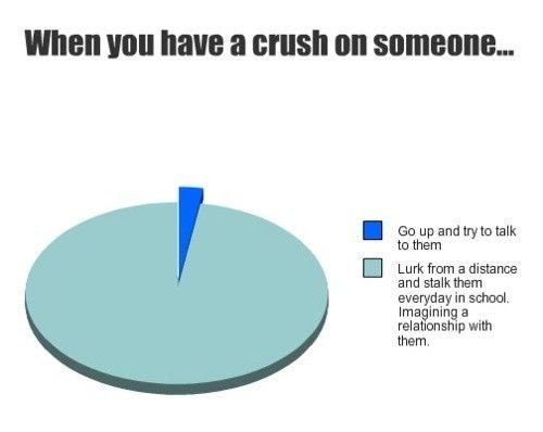 When you have a crush on someone...
