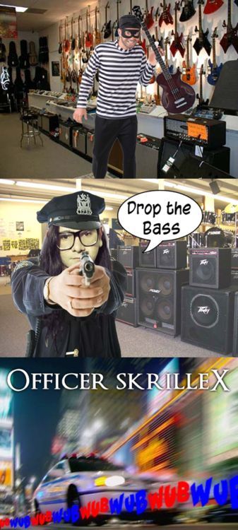 Officer Skrillex.