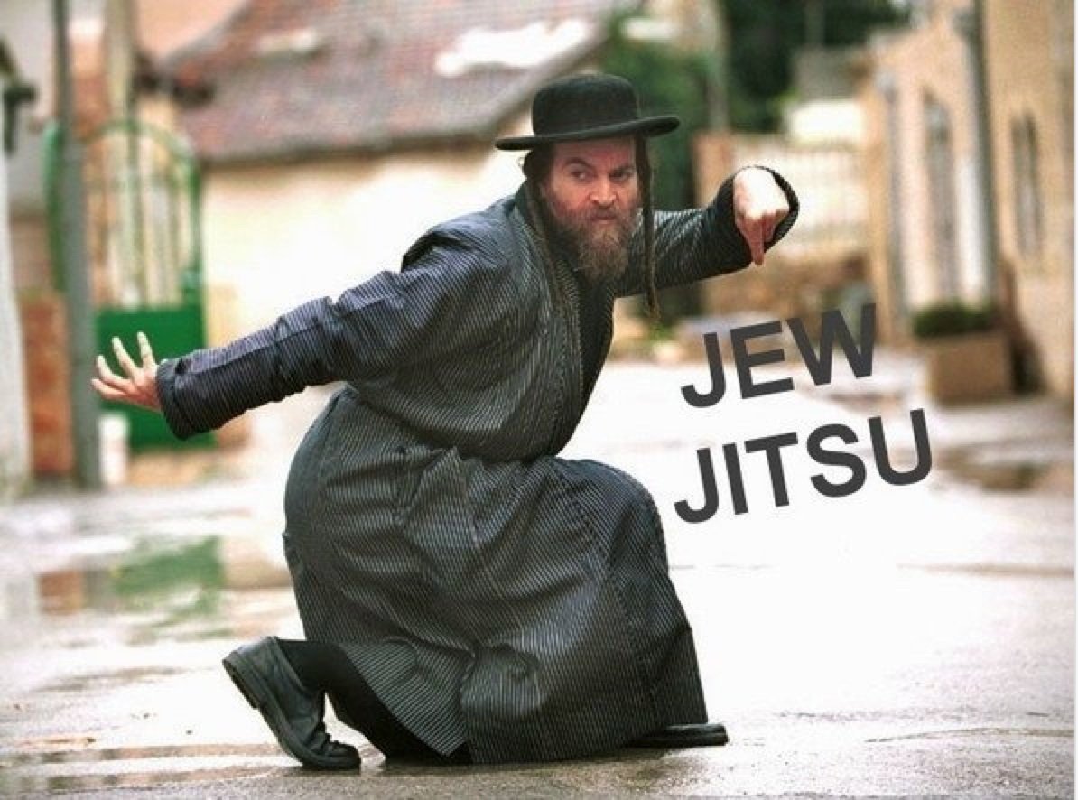 Jew-jitsu.