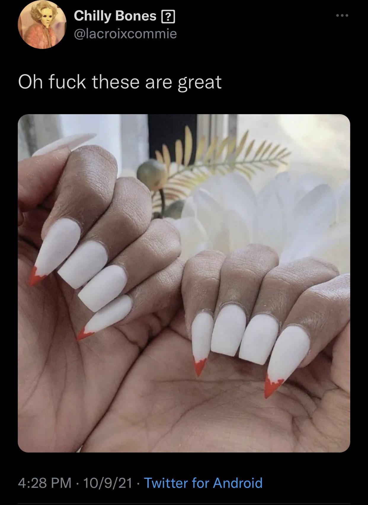 perfect october finger nails