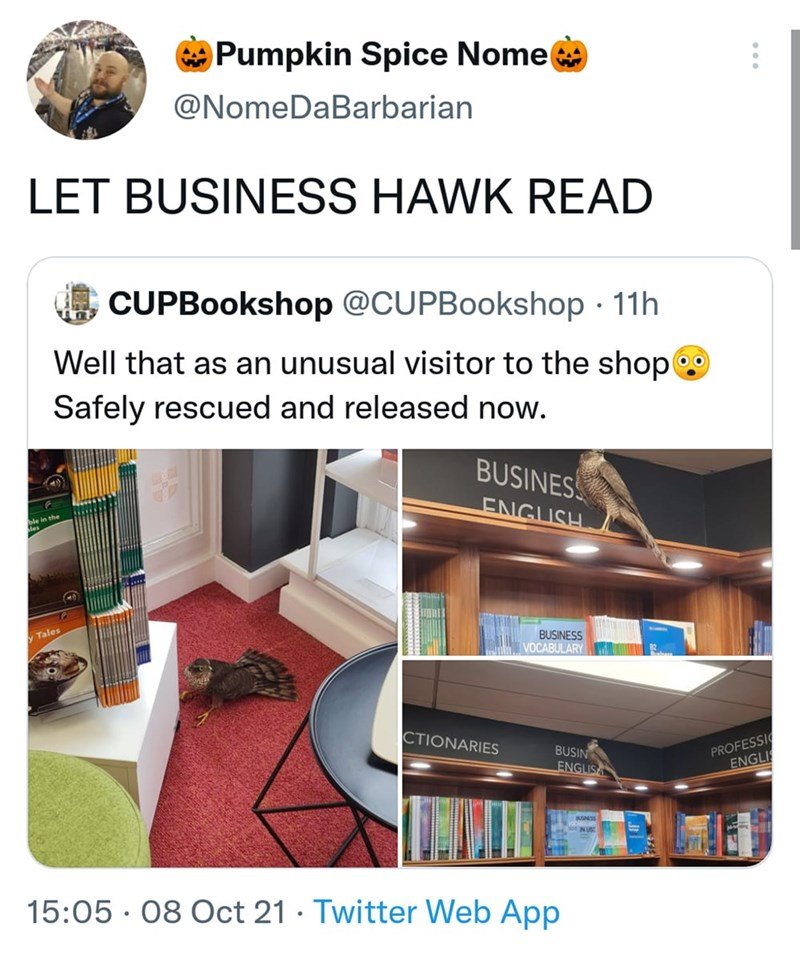 first the bookstore, then shark tank!