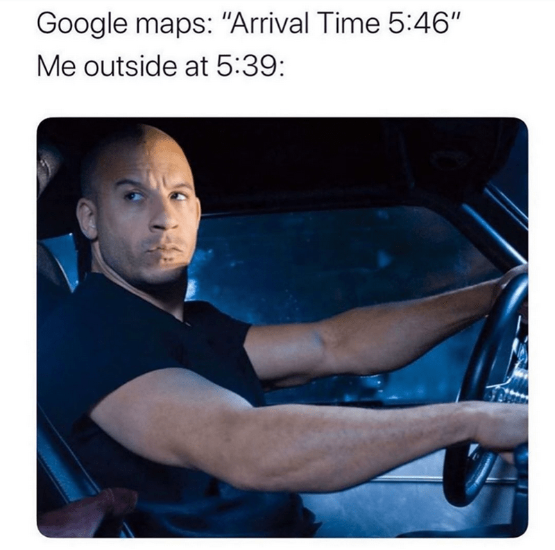 take that, google maps 'estimate'