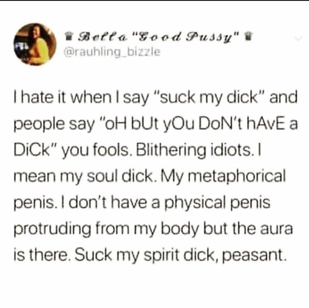 suck my aura