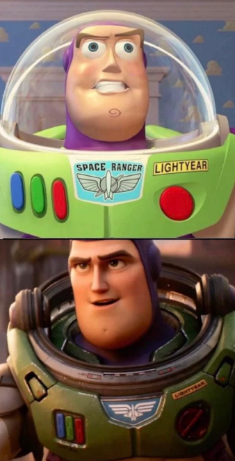 Pixar upgraded buzz lightyear