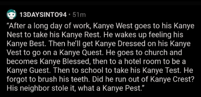 Kanye blessed