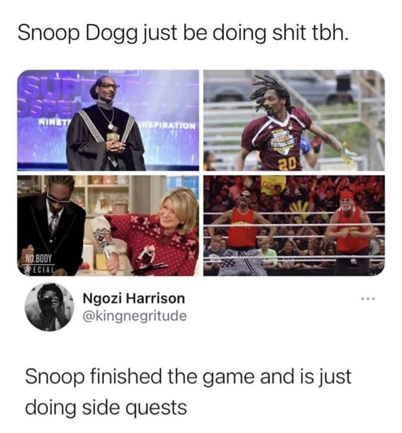 gotta love Snoop Dogg