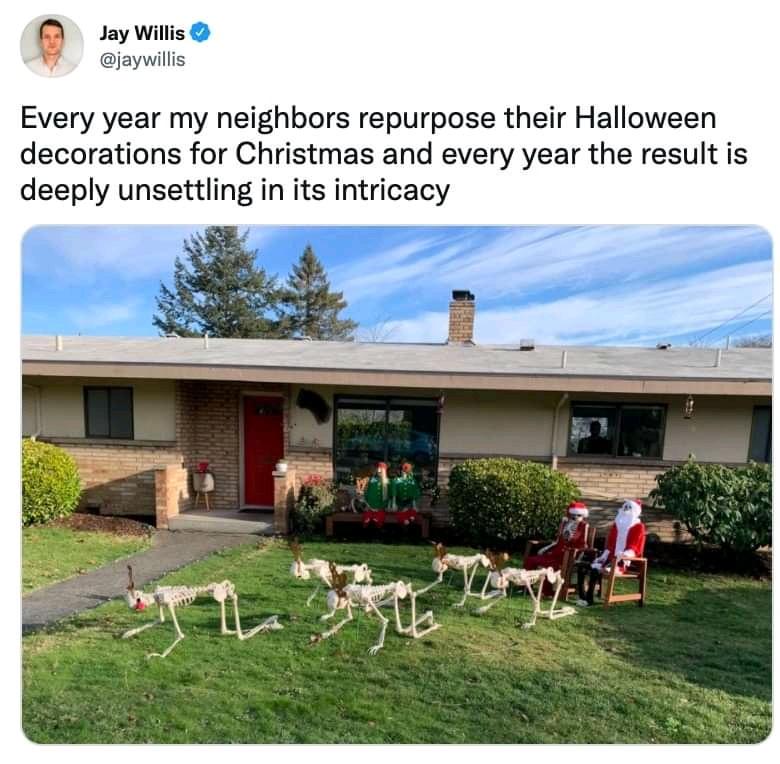 why waste good decorations?