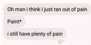 all the pain