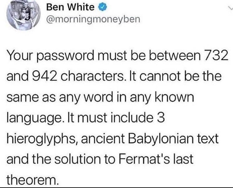 you've already used that password