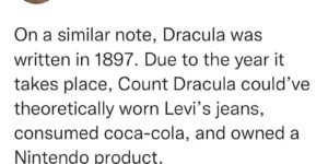 dracula in levi’s