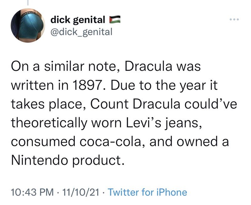 dracula in levi's