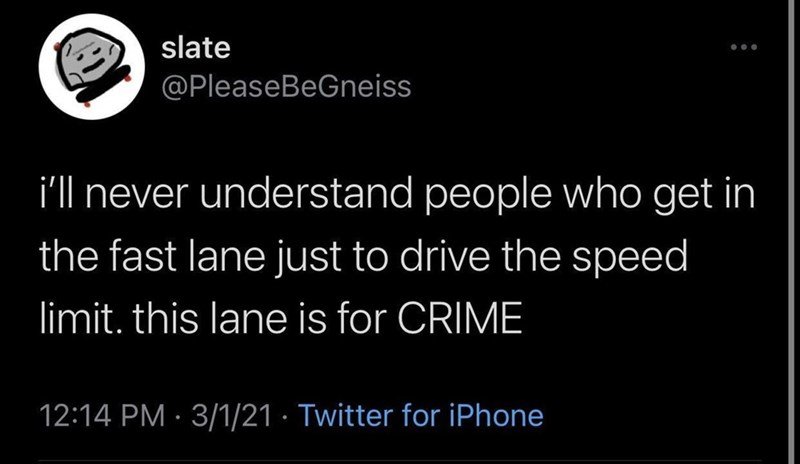 the crime lane