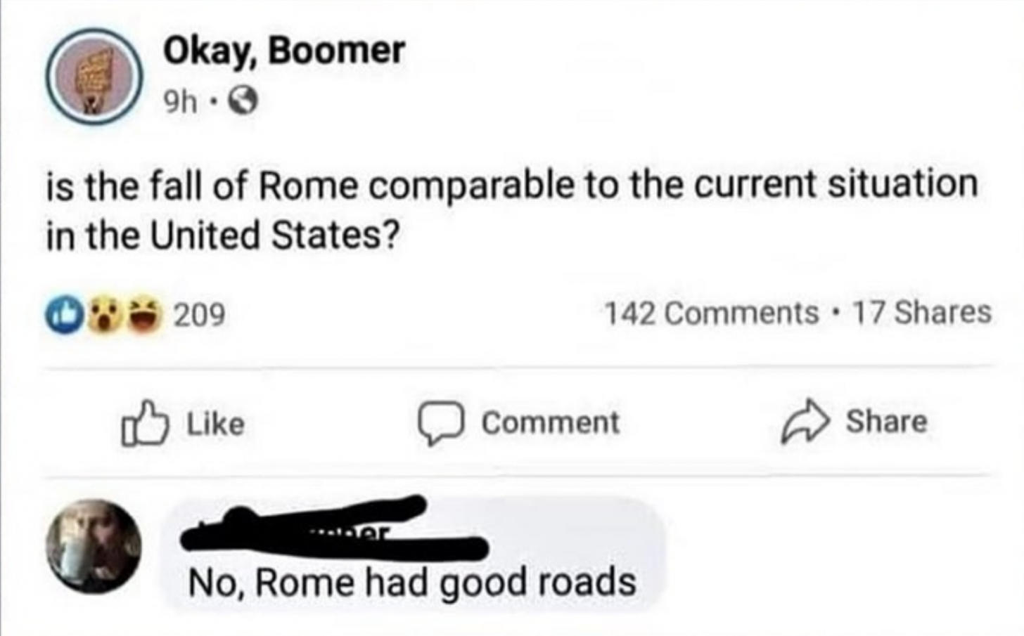 rome had good roads