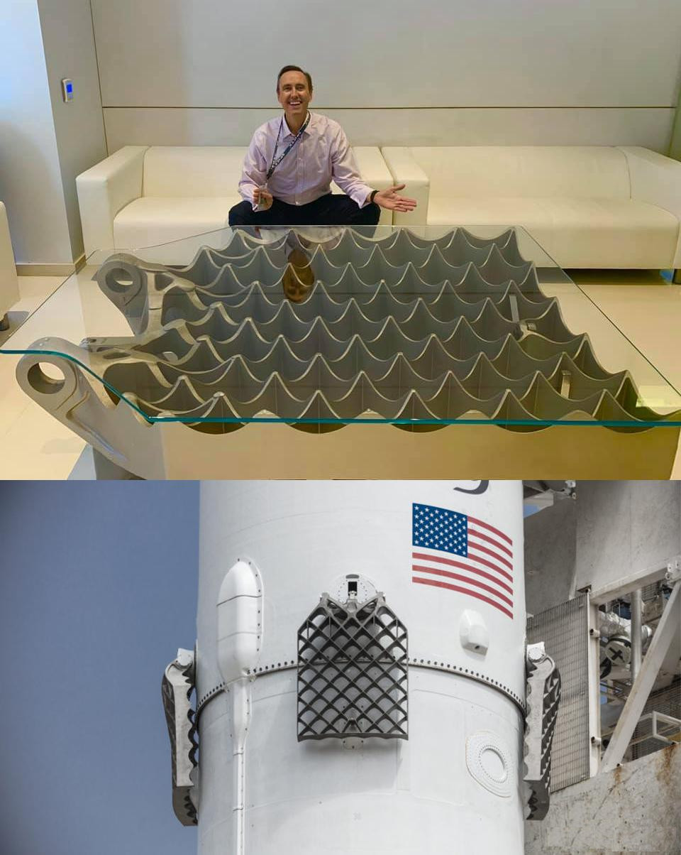 Re-purposed coffee tables at SpaceX