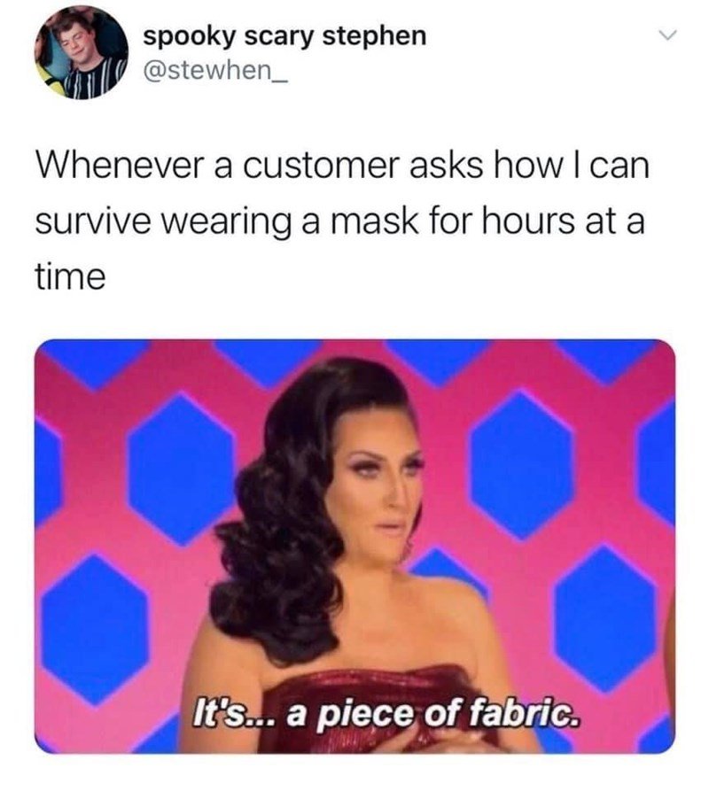 it's literally just fabric