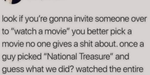 still waiting for national treasure 3