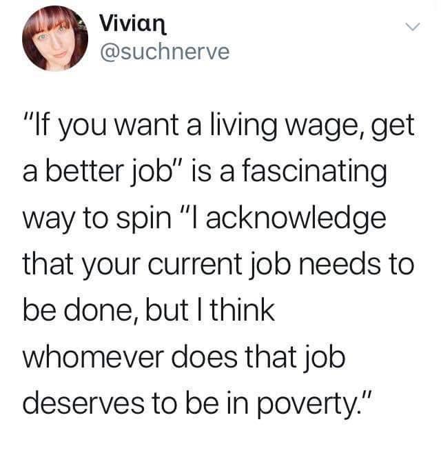 no one deserves to live in poverty