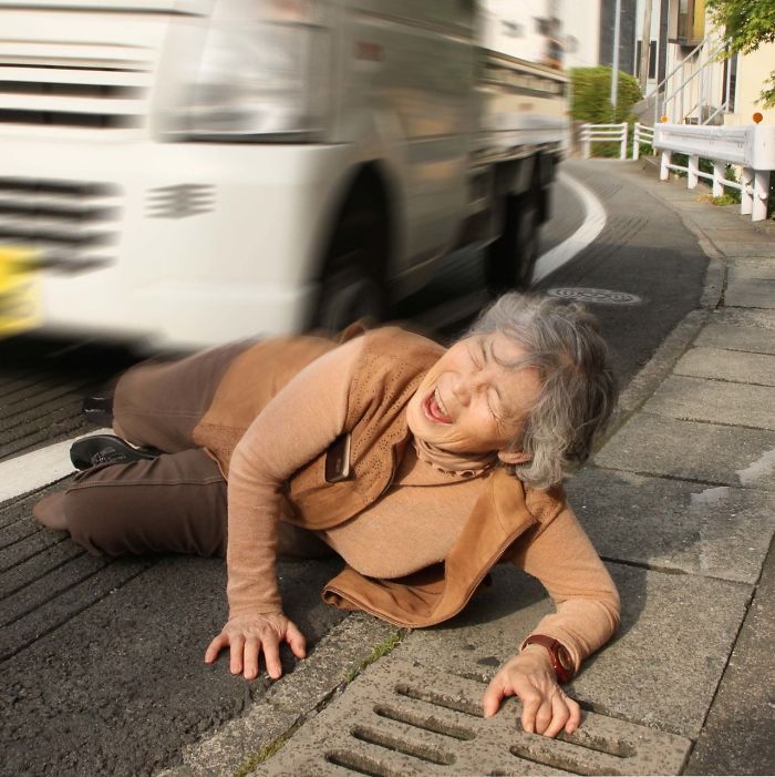 89-Year-Old Japanese Grandma Discovers Photography, Can't Stop Taking Hilarious Self-Portraits Now